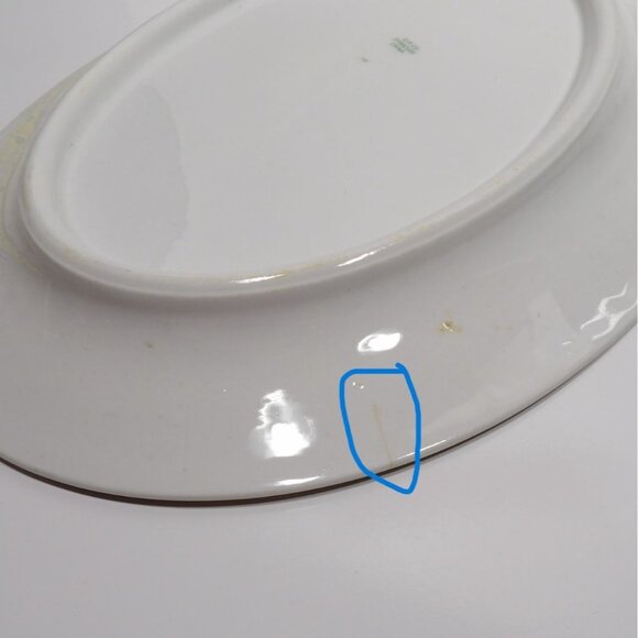 Syracuse China Indian Tree Oval Serving Platter Floral Design 14 Inches Vintage - Picture 2 of 14